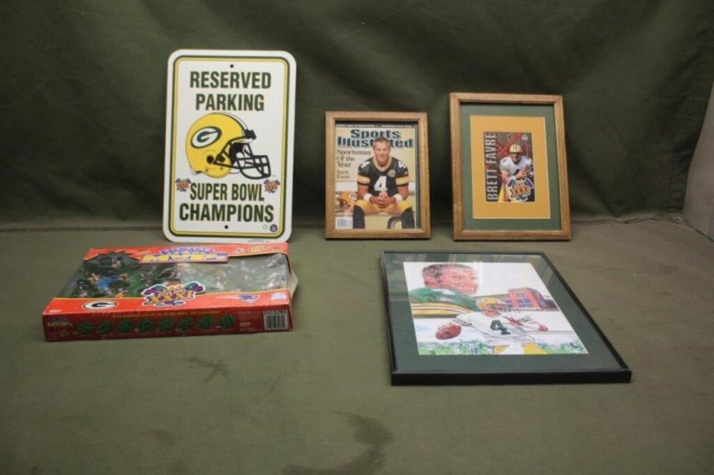 Sports Illustrated Brett Favre Front Cover Framed,