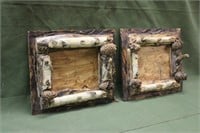 (2) Rustic Picture Frames