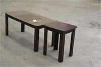 Coffee Table Approx 44"x21.5"x20" & End Table Appr
