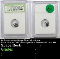 Authentic Alien Shape Meteorite Space Rock Campo D