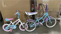 Lot of 2 Girls Kids Bikes -Schwinn Banana Seat
