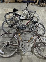 Lot of 3 Used adult bikes