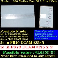 Original sealed box 5- 1998 United States Mint Pro