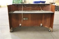 Portable Rolling Bar Approx 80"x34"x50"