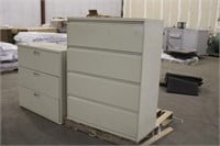 (2) Hon File Cabinets Approx 42"x19.25"x40.75"