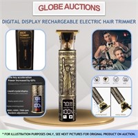 DIGITAL DISPLAY RECHARGEABLE ELECTRIC HAIR TRIMMER