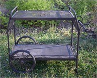 Wrought Iron Garden Cart