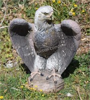 Concrete Eagle Statuary - Broken Beak