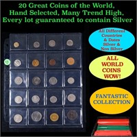 20 Great Coins of the World, hand selected, many t