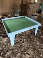 Blue Wooden Table