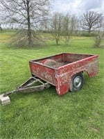 Truck Bed Bumper Hitch Trailer NO Title