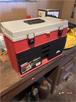 16” toolbox with miscellaneous tools