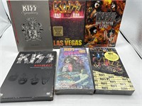 Kiss dvds and vhs tapes