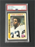 1978 Topps Tony Dorsett Rookie Card PSA 4