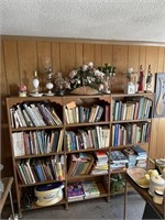 All Books & Pressed Wood Bookshelf, Lamps &