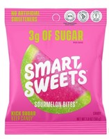 LOT OF 30 SmartSweets Sourmelon Bites Sour Gummy