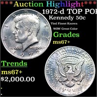 ***Auction Highlight*** 1972-d Kennedy Half Dollar