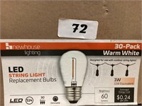 Newhouse Lighting 30-Pack String Light Bulbs
