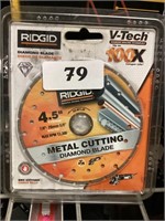 Ridgid Diamond Blade Metal Cutting Wheel