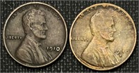 1910 & 1910-S Wheat Cents