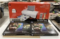 Lexmark Z645 printer w/ printer paper