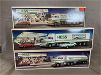 (3) Assorted Hess Trucks