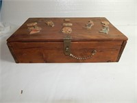 Vintage Folkart Kid's Treasure Toy Box Popeye