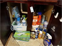 Cleaning Products Under Sink