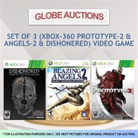 SET OF 3(PROTOTYPE2+ANGELS 2+DISHONERED)VIDEO GAME