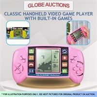 CLASSIC HANDHELD VIDEO GAME PLAYER(BUILT-IN GAMES)