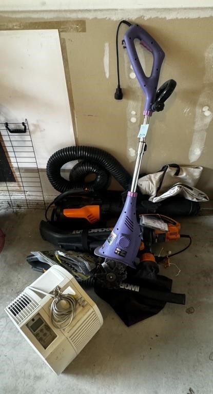 Electric Blower, Tiller & Other Gardening Items