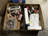 2 Boxes of Christmas Decorations & Accessories