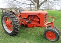 Case DC Narrow Front Tractor, New Rear Tires.
