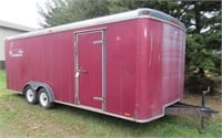 1994 18ft Pace American Dual Axle Trailer. Bill