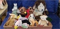 (13) Assorted Stuffed Animals