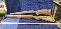 (2) Wood Rifle Stocks