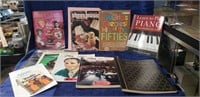 Tray Of Assorted Piano/Organ Music Books & More