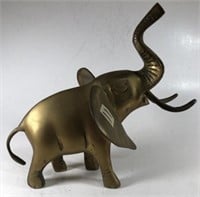 Brass Elephant 8"t x 9" L