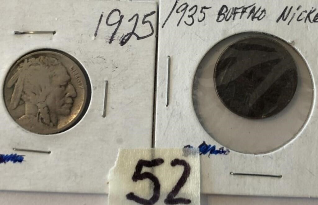 1925,1935 Buffalo Nickels
