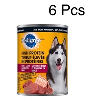 Pack of 6 PEDIGREE Chopped Wet Dog Food BB 07/25