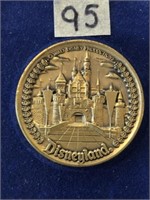 Walt Disney Productions Disneyland Bronze Medallin