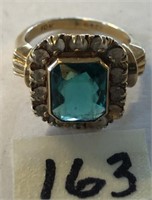 10kt. Gold Ring with Colored Stone
