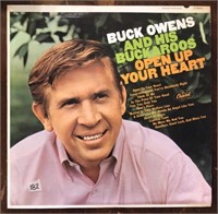Vintage Vinyl Record-Buck Owens & Buckaroos "Open