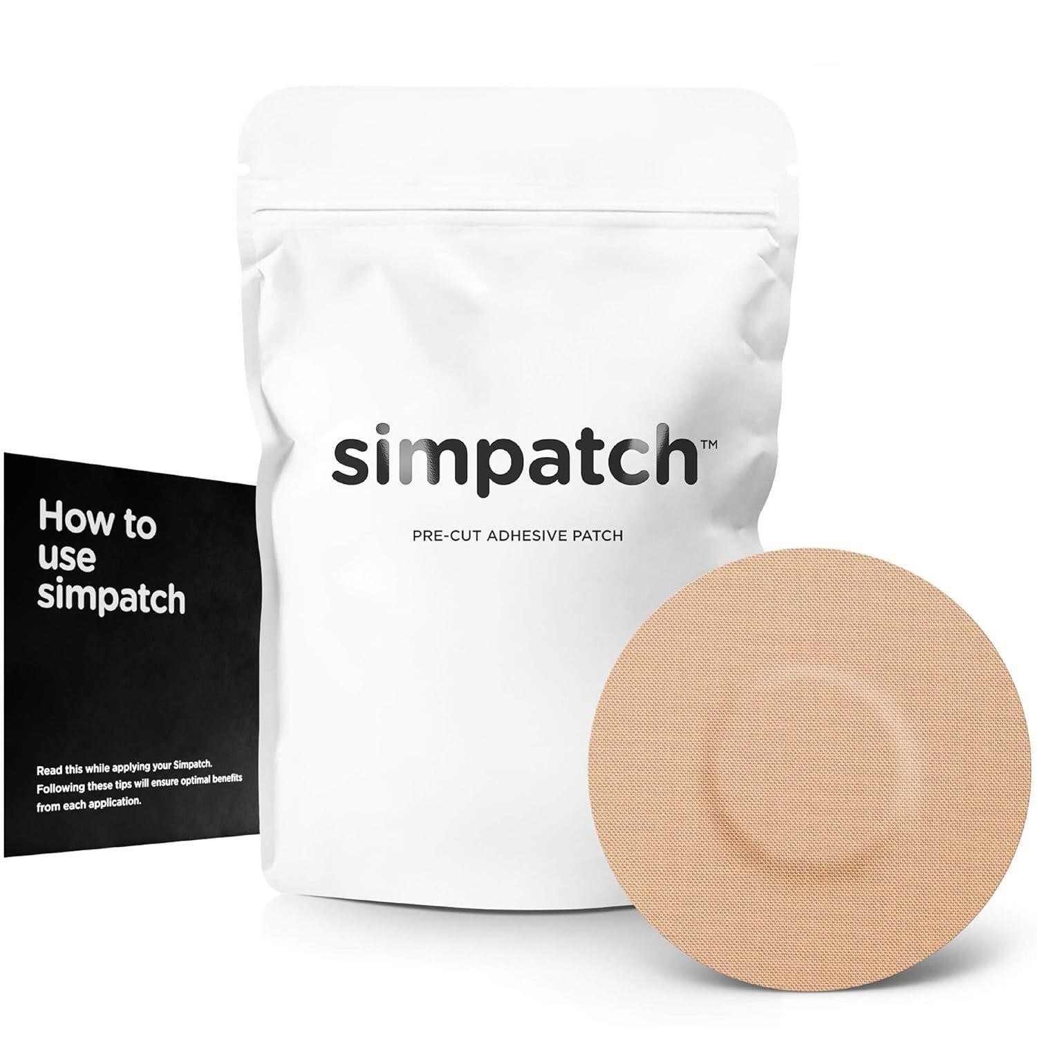 $18  SIMPATCH Adhesive Patch for Libre  25pk  Beig