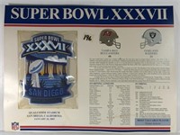 2003 Super Bowl 37 Embroidered Patch