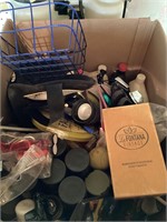 Misc paint spray and oils box lot
