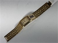 Elgin Diamond Wristwatch Gold Tone-untested