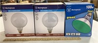 3 Westinghouse light bulbs