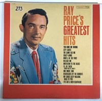 Vintage Vinyl Record-"Ray Price Greatess Hits"