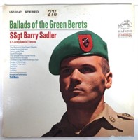 Vintage Vinyl Record-Sgt. Barry Sadler "Ballod of